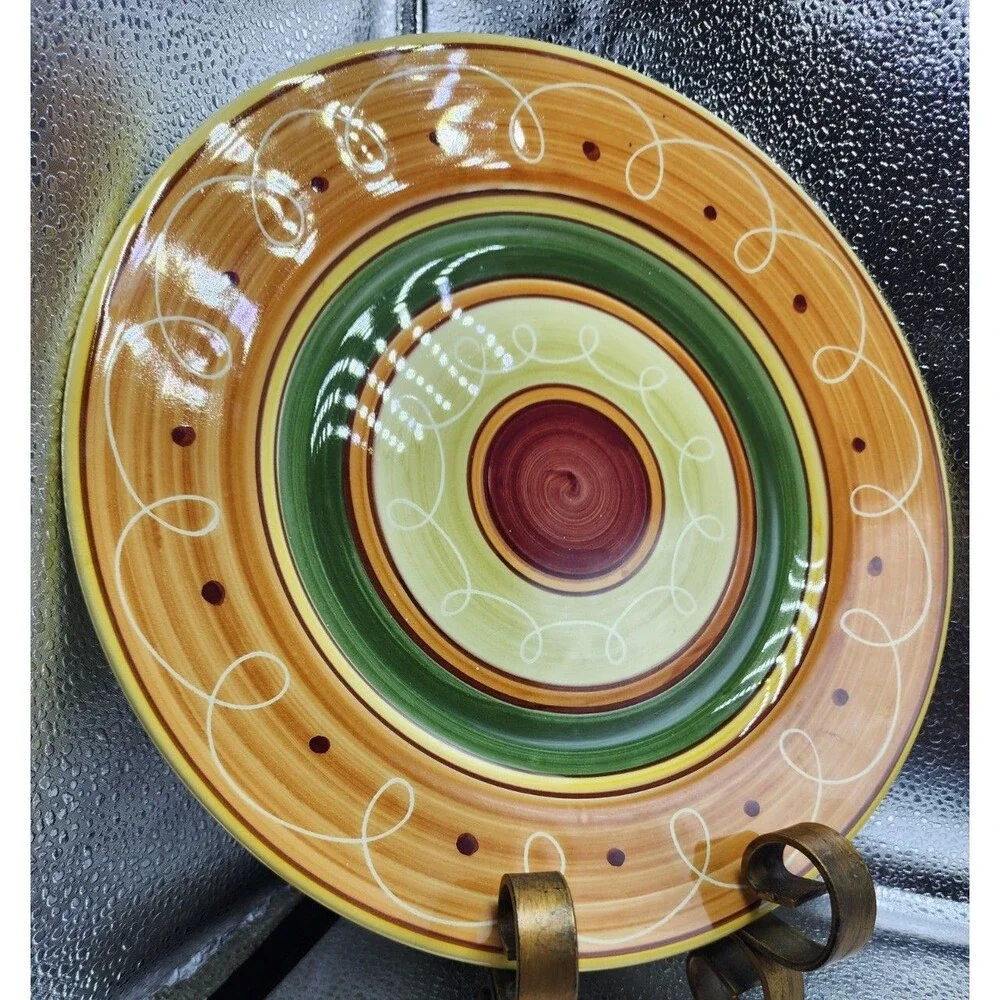 Pier 1 Imports Hand Painted Earthenware 